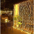 Decoração Luz Natal Cascata Led