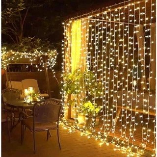 Decoração Luz Natal Cascata Led