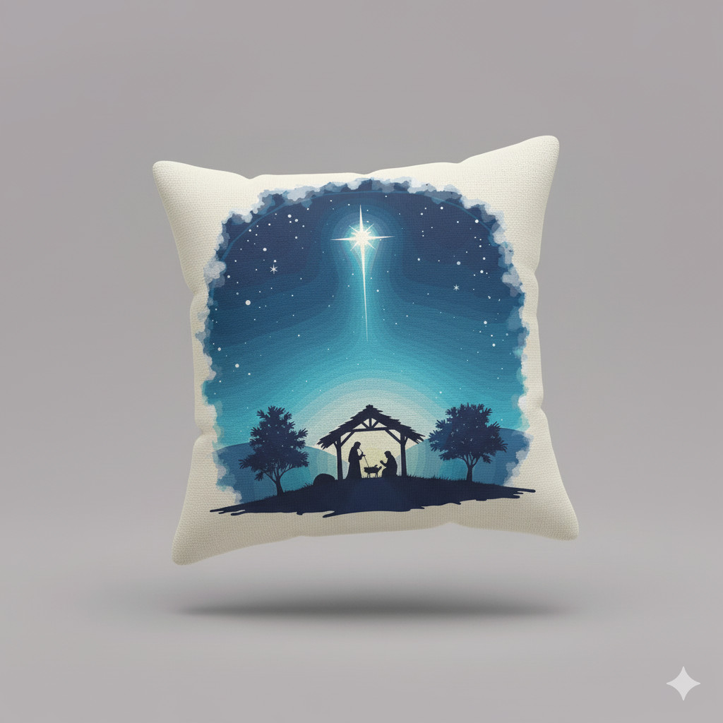 Capa de Almofada Decorativa 45x45cm Natal - Coleção Natal