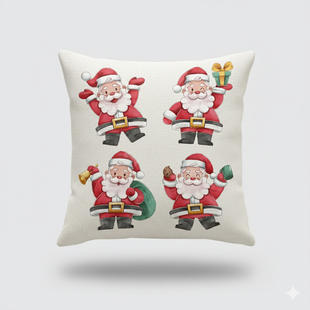 Capa de Almofada Decorativa 45x45cm Natal - Coleção Natal