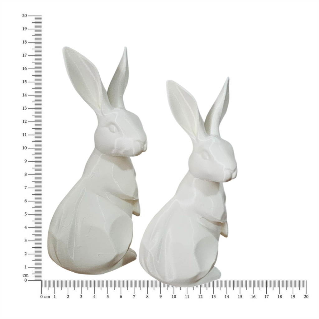 2 Coelhos Pascoa Decoração Moderna 