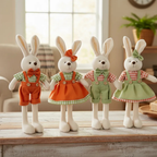 Kit de 4 Coelhos decorativos de Páscoa 